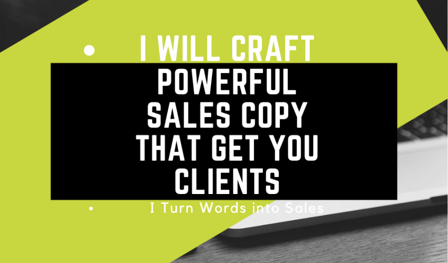 I will craft powerful sales copy that get you clients