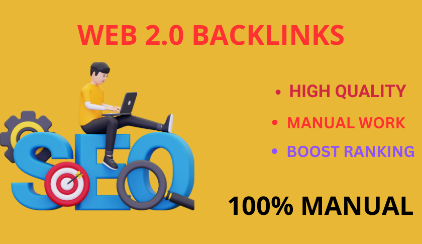 I will make high 70+ manual web 2.0 backlinks