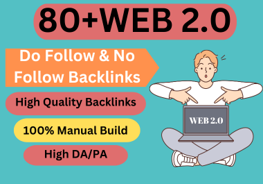  I will do 80+ indexable web2.0 SEO backlinks with unique articles.