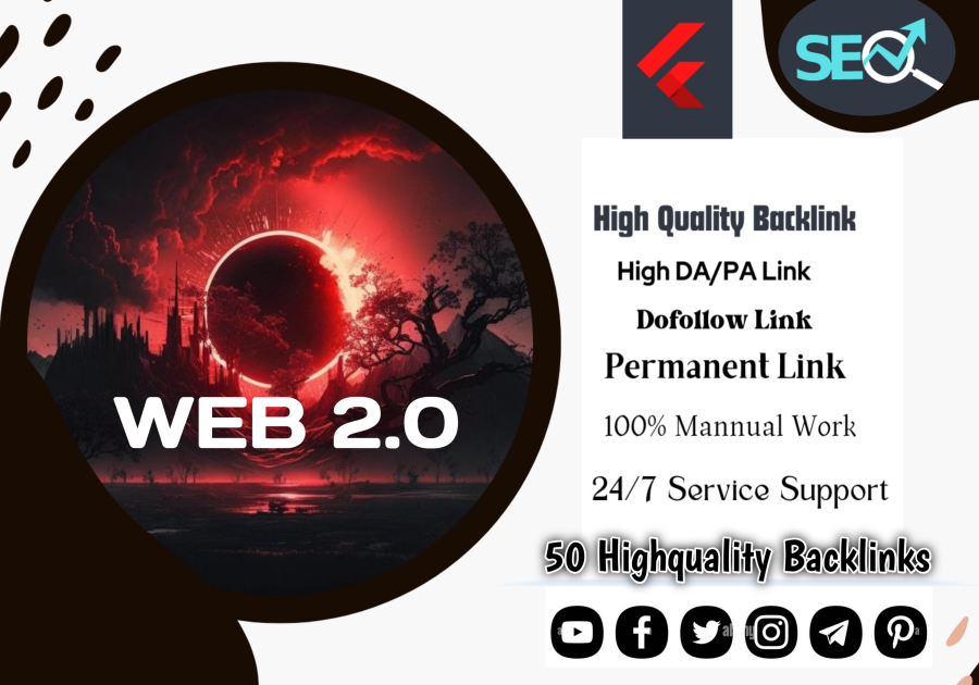 Boost Your Online Presence: Get 50 High-Quality Web 2.0 Backlinks Today!