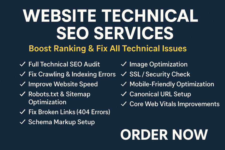 Technical SEO Services &ndash; Boost Ranking & Fix All Technical Issues