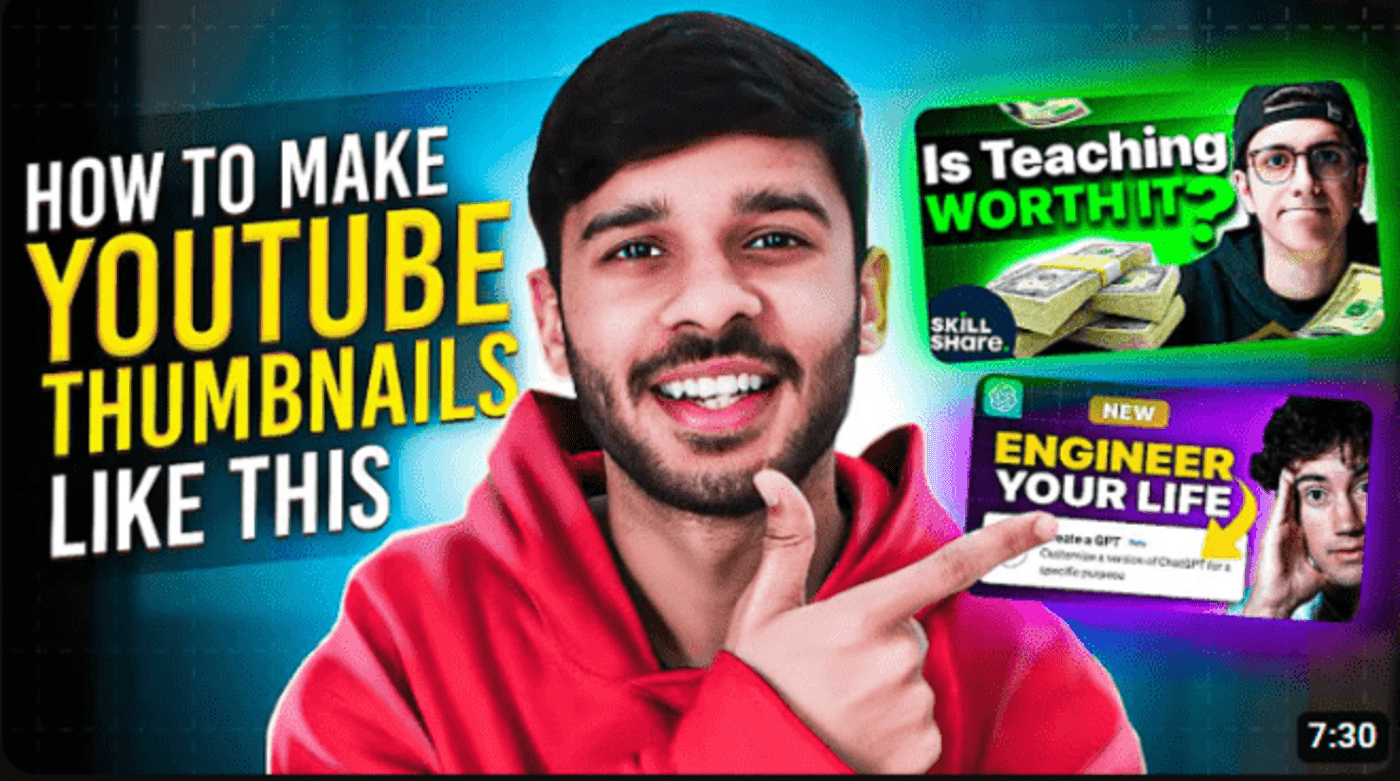 I Will Design Catchy, Creative, Premium Thumnail To Get More Views