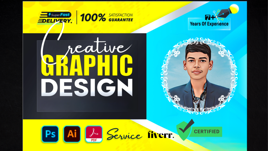 I will be your professional, creative, skilled graphic designer