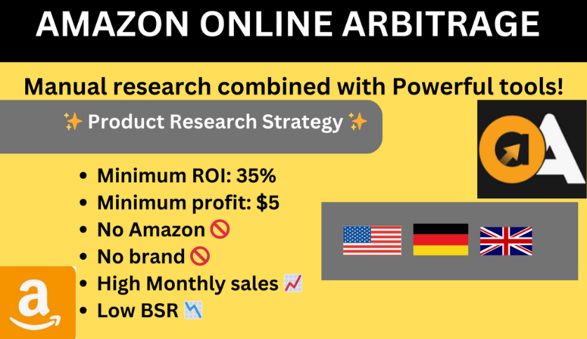 UK,USA,german online amazon arbitrage product hunting of amazon fba amazon oa