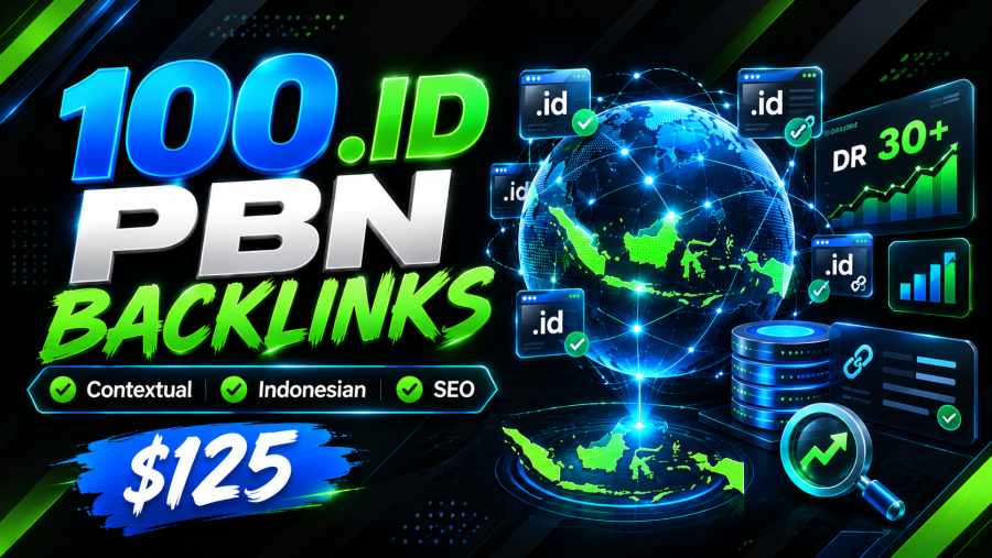 I Will Build 100 .ID PBN Backlinks on DR 30+