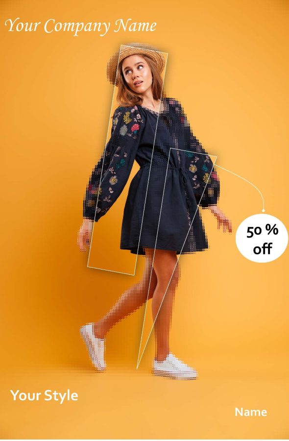 Fashion Offer's Ad Post with Source File 