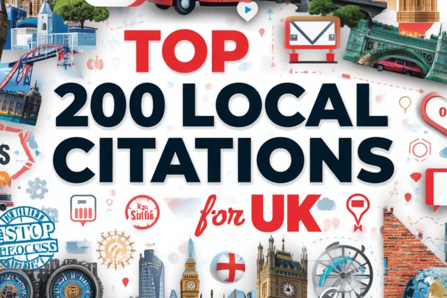I will create top 100 live link local citations for the UK