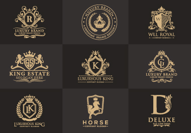 You will get 3 luxury minimalist logo, luxury logo reveal 