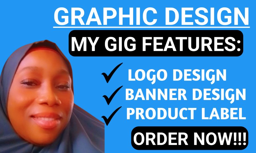 I will design a stunning logo design, banner design, product label, flyer design