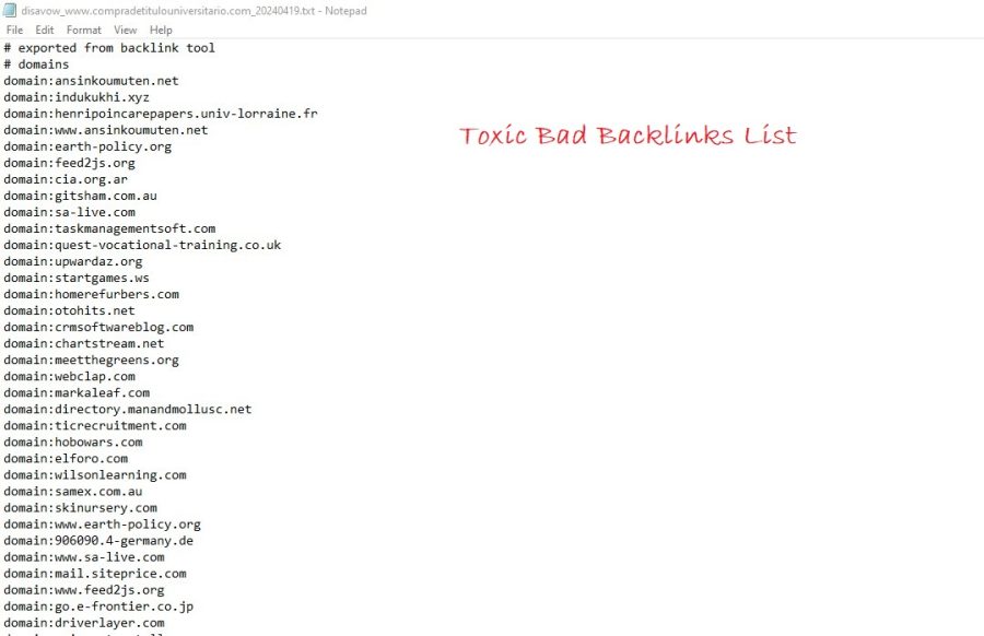 I will disavow bad backlinks, toxic links and recover lost traffic