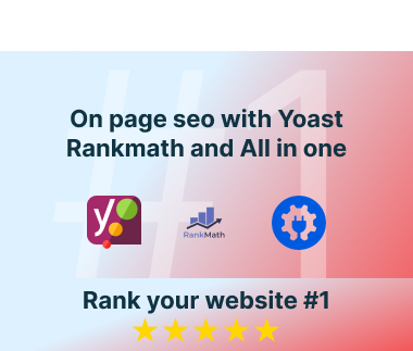 I will do complete wordpress onpage SEO with Yoast, Rank-math and All in one seo plugin