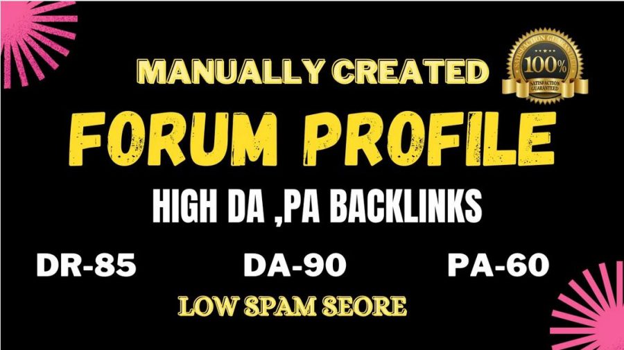  make nofollow dofollow niche relevant 300 forum backlinks