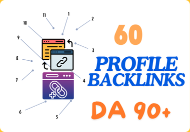 Create 60 High Quality DA 90+ Profile Links