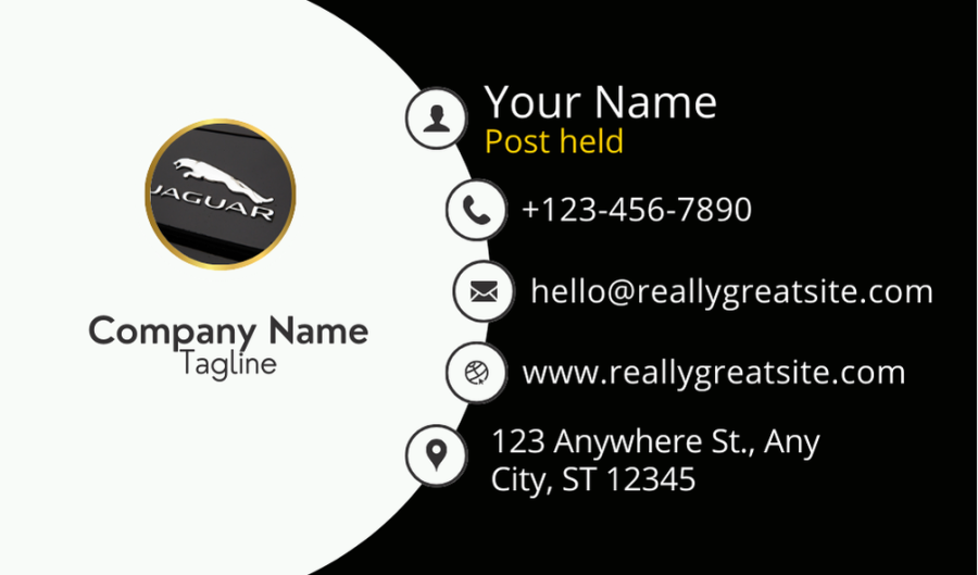 100% Customizable Royal and Formal Business Card along with LOGO Design