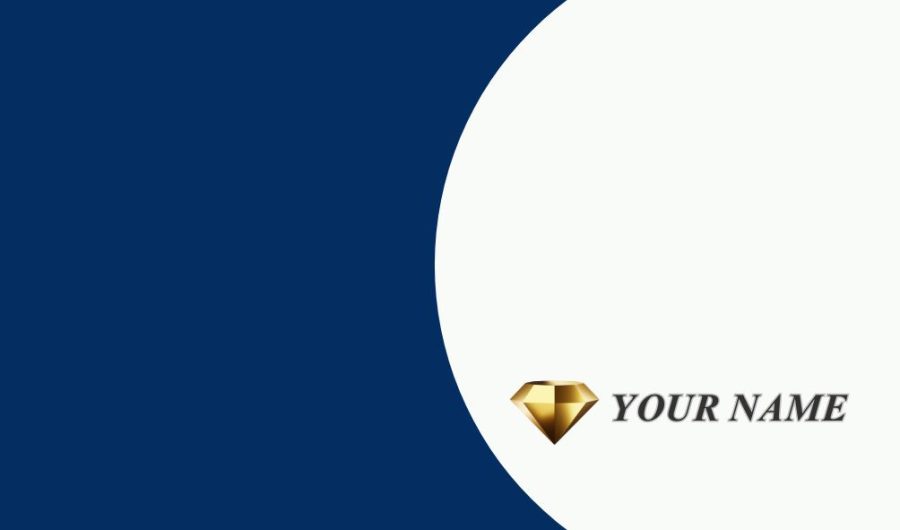 100% Customizable Royal and Formal Business Card along with LOGO Design