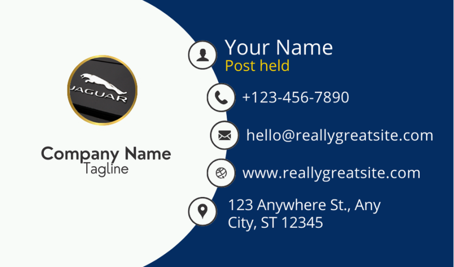 100% Customizable Royal and Formal Business Card along with LOGO Design