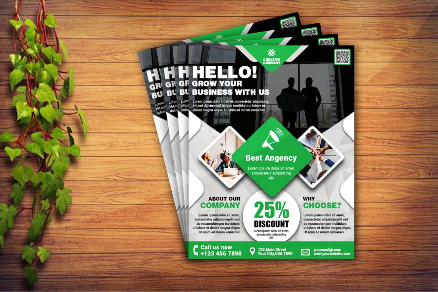 I will design a professional and eye-catching flyer