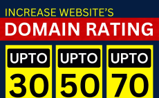 I will increase domain rating ahrefs dr using white hat and high authority backlinks