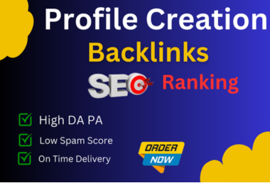 I will create 140 best SEO profile backlinks on high quality