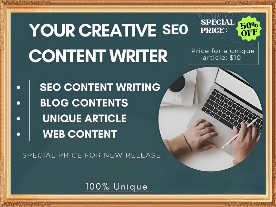I will write unique and engaging articles for your blog or website