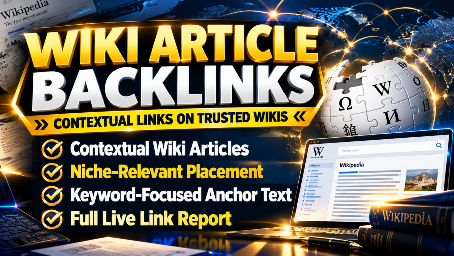 200 Contextual Wiki Backlinks with Niche-Relevant Article Placement
