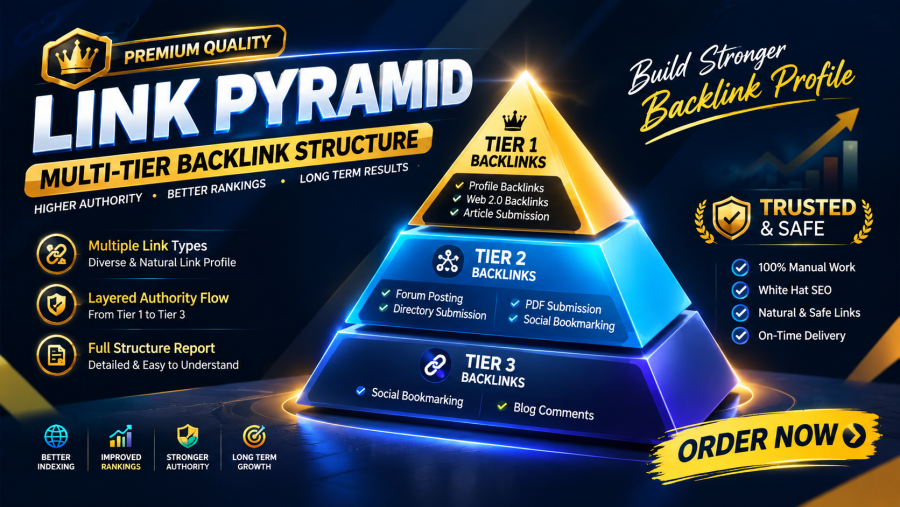 599 High Authority Dofollow Backlinks Multi-Tier Link Pyramid for Google Rankings