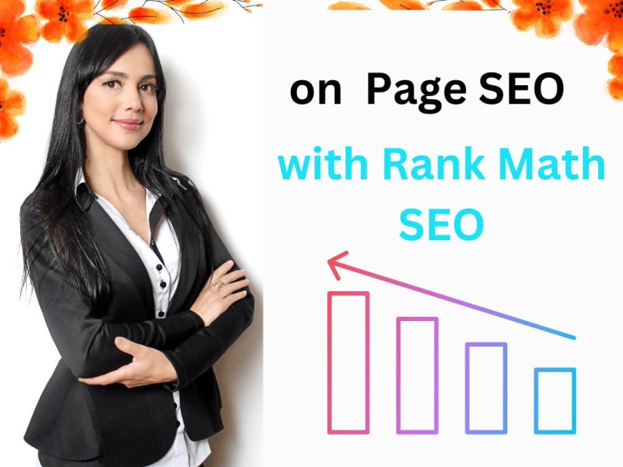 provide weekly and monthly on page SEO with Rank Math SEO