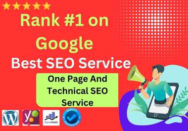 I will do on page SEO and technical for your website