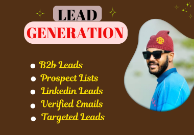 I will provide you B2B Lead Generation, LinkedIn Lead Generation