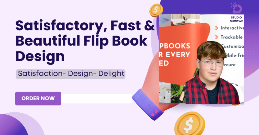 I will convert your pdf, ebook to a beautiful flipbook