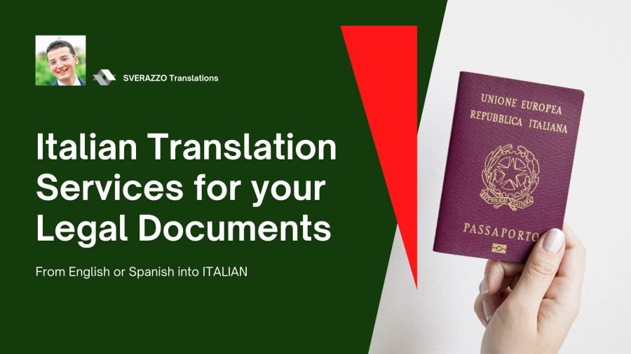 I will translate legal documents into italian