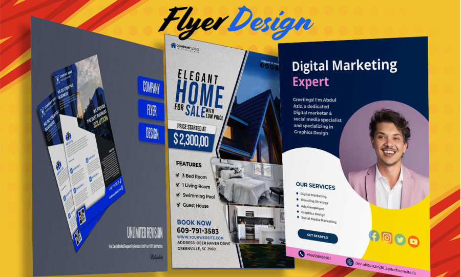 I will create flyer designs for your business to achieve your requirements