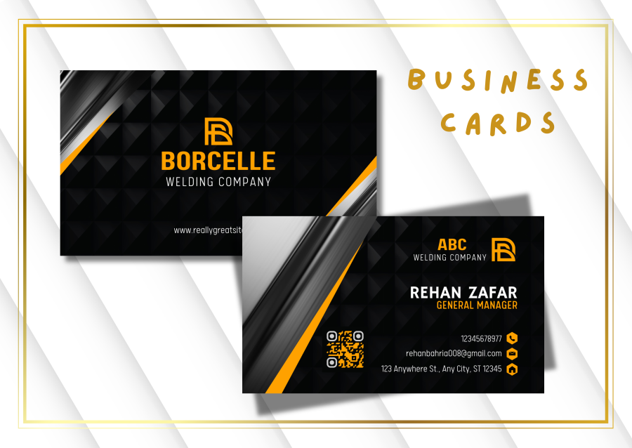 I will create a luxury minimalist business card design