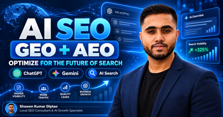 I Will Optimize Your Website For AI SEO, GEO & Answer Engine Optimization