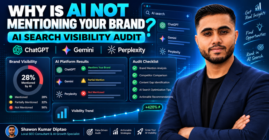 I Will Audit Your ChatGPT, Gemini & Perplexity AI Search Visibility