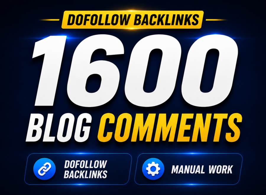 I Will Manually Create 1600 Unique Comments High DA Backlinks