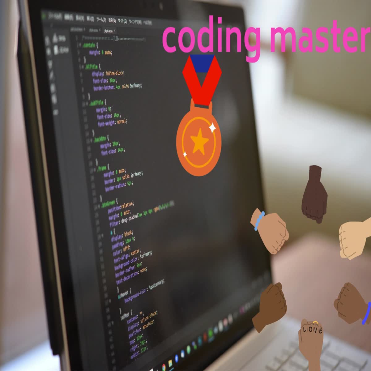 Coding master of HTML and CSS and JavaScript 