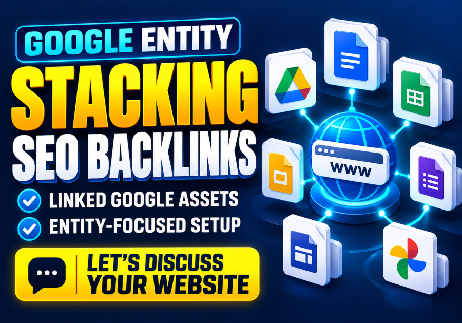 Do Entity Google Stacking SEO Backlinks for Website Ranking