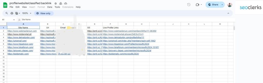I Will give 100 do follow profile backlinks