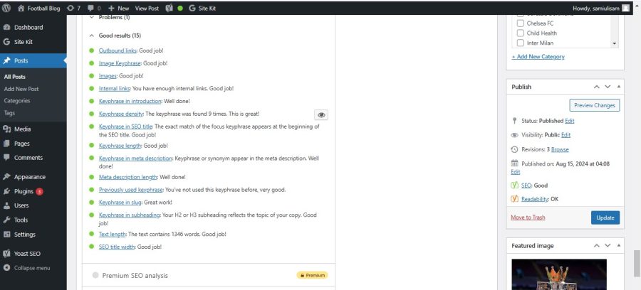 I will write SEO optimized content for your website
