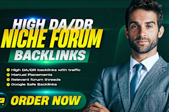 I Will Create 100 High-Quality Forum Backlinks for SEO