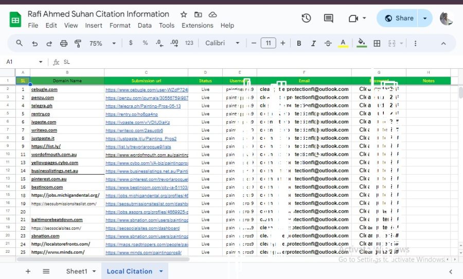 I will do 120 UK Local Citations for UK, new zealand, spain, denmark