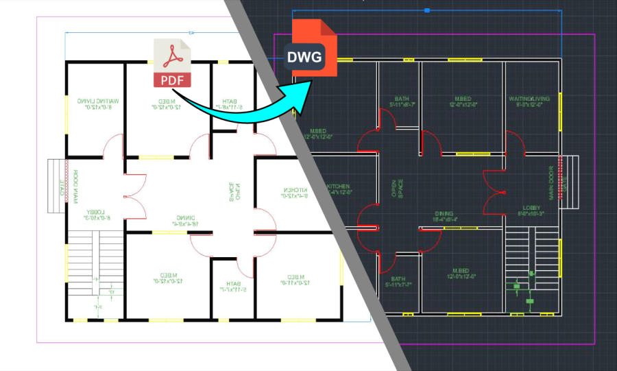 I will do autocad floor plan design,re-design,convert file etc