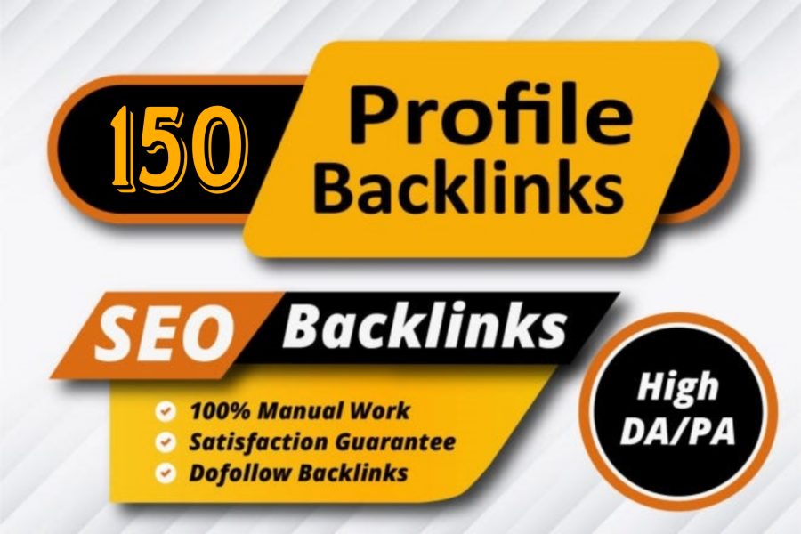 I Will Build 150 Profile Backlinks to Improve Your SEO