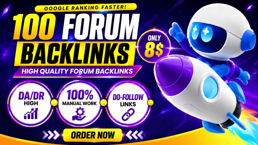 I Will Build 100 Forum Backlinks to Strengthen Your Website SEO