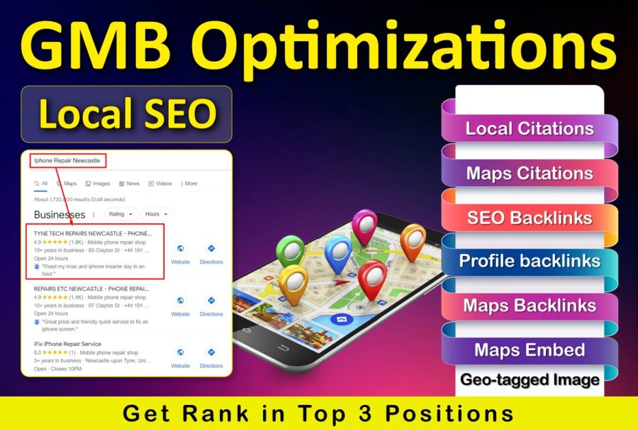 I will do 10k google maps citations for GMB ranking and local SEO