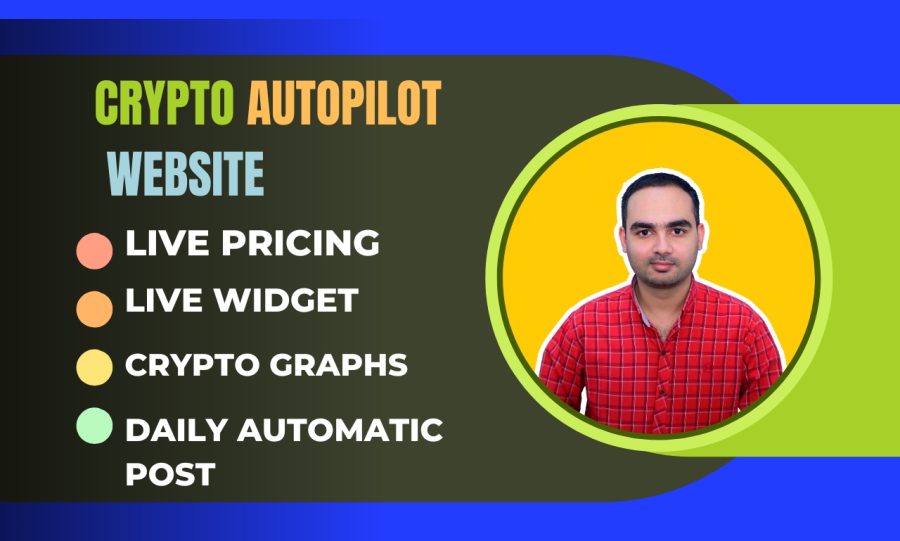 create automated website cryptocurrency