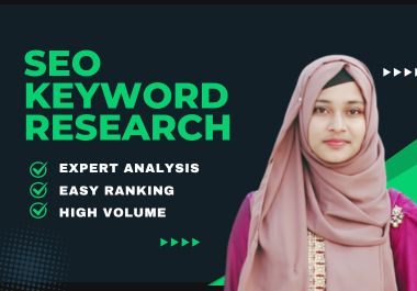 I will provide you with impressive SEO keyword research services