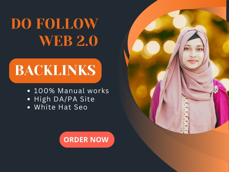 I Will Build High-Quality Web 2.0 Backlinks to Boost Your SEO Rankings.