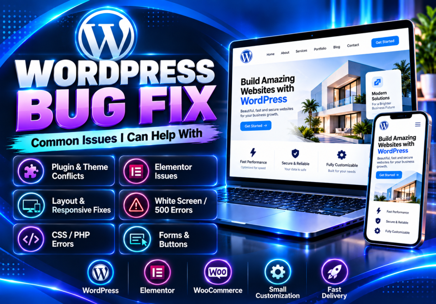 I will fix WordPress errors, bugs and website issues